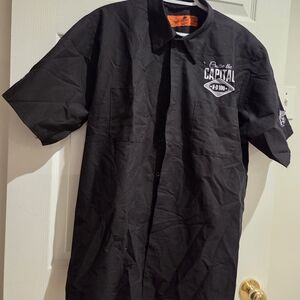 2017 Harley-Davidson RED KAP HD-100 Ottawa National Rally Black Dress Shirt